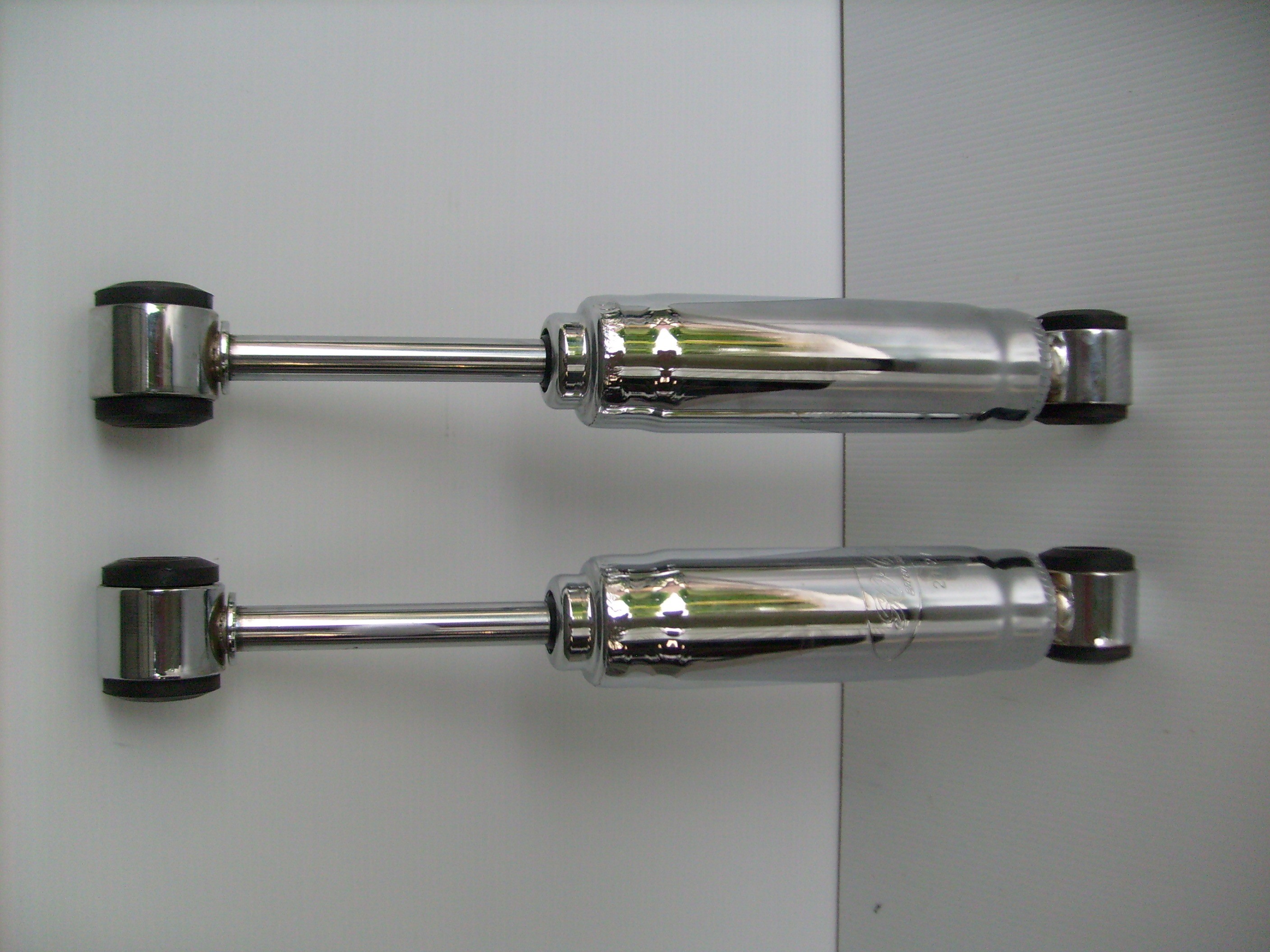 LONG SHOCKS UNCOVERED CHROME Early Times Autos Hot Rod Parts Gold